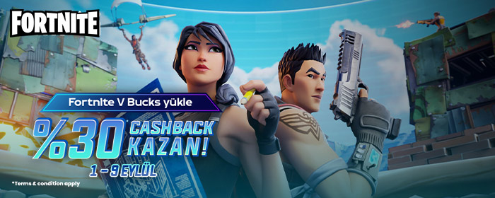UniPin Turkiye Fortnite Cashback